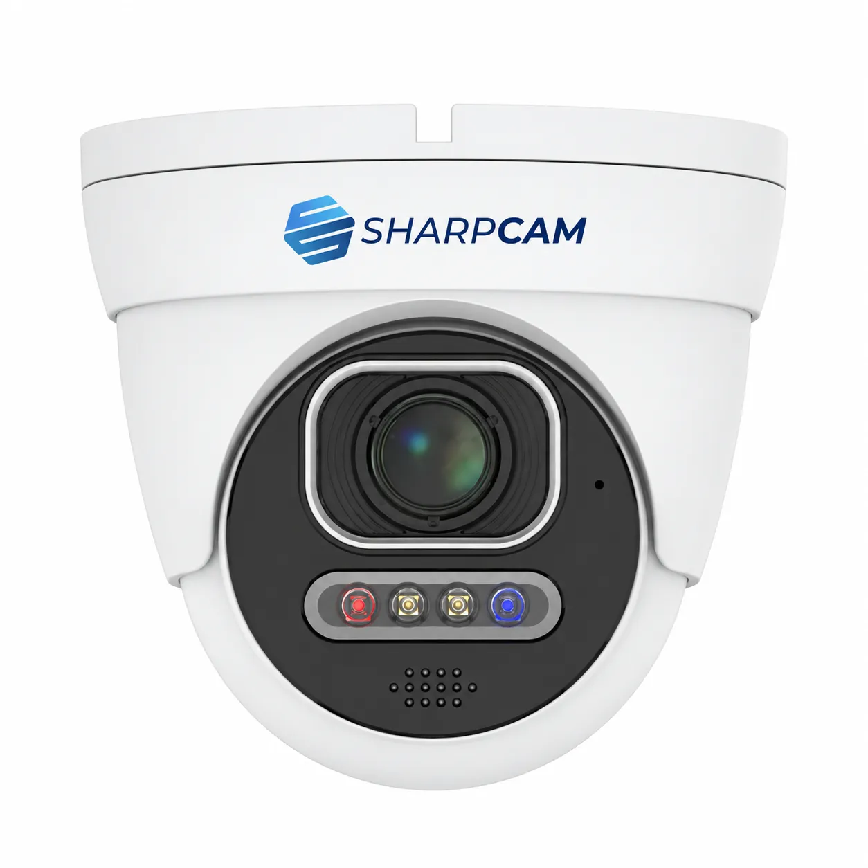 SharpCam AI Eyeball Camera 8MP Active Deterrence – SS-RIE08-UVMSD