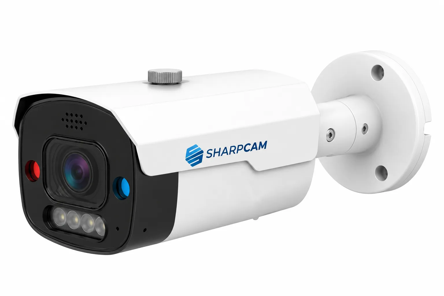 SharpCam AI Bullet Camera 8MP Fixed Lens – SS-RIB08-FSP